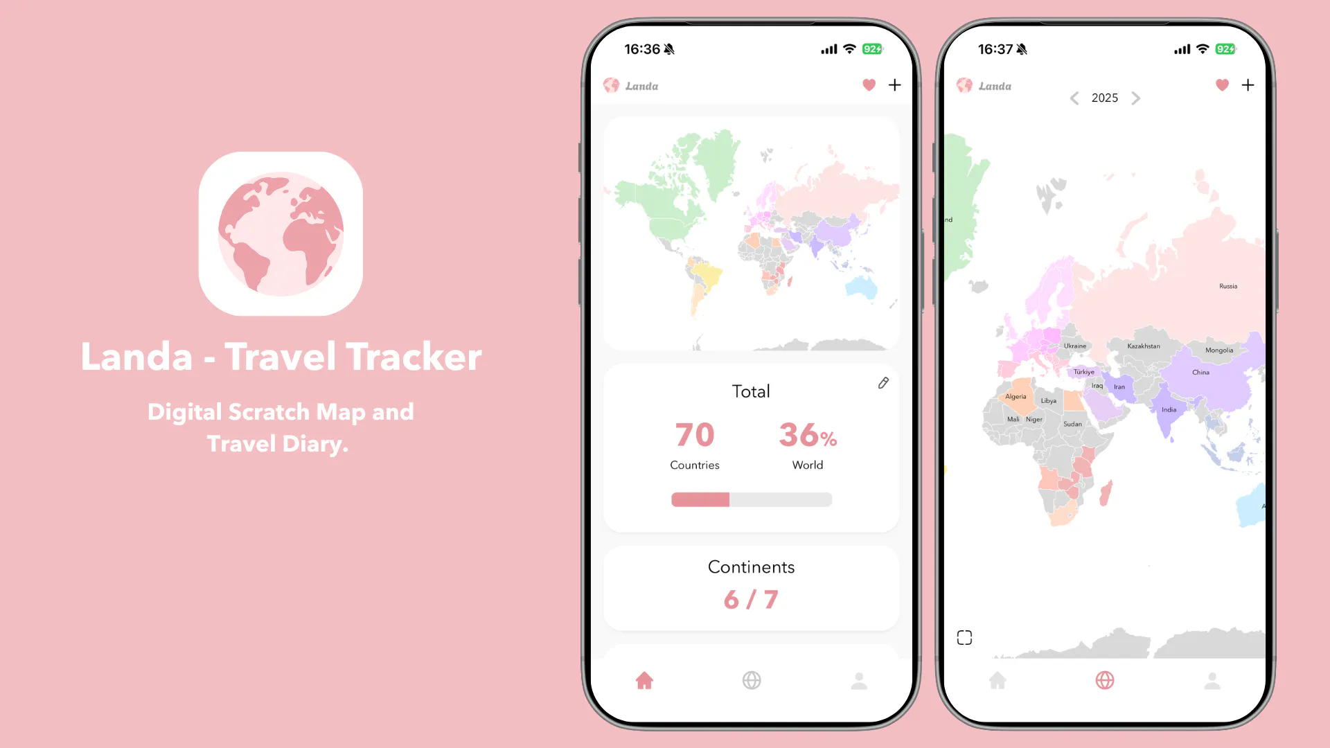 Landa – Travel Tracker gallery image