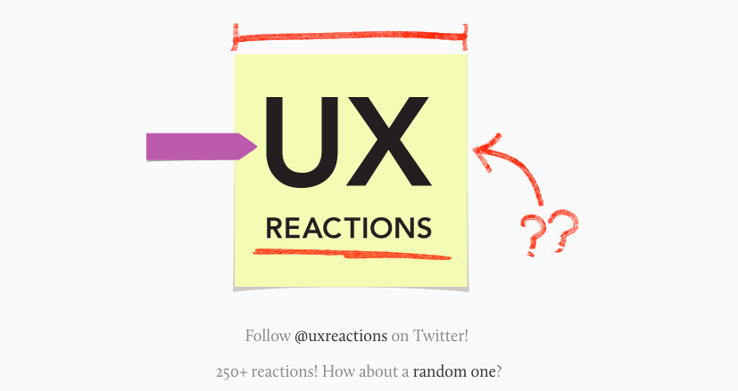 UX REACTIONS