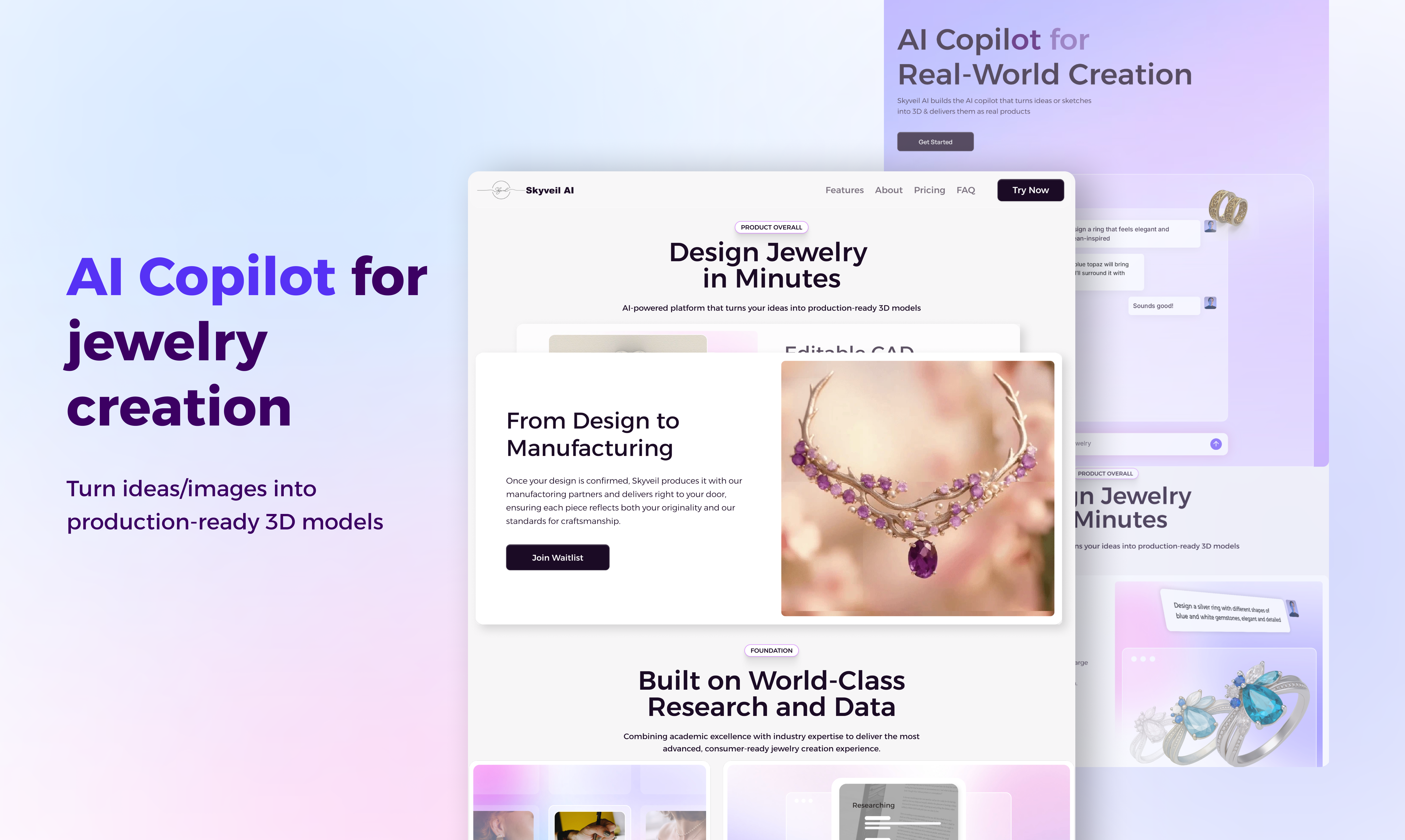 Skyveil AI - Screenshot 2 showing product features and functionality