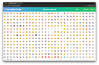 One Million Emojis gallery image
