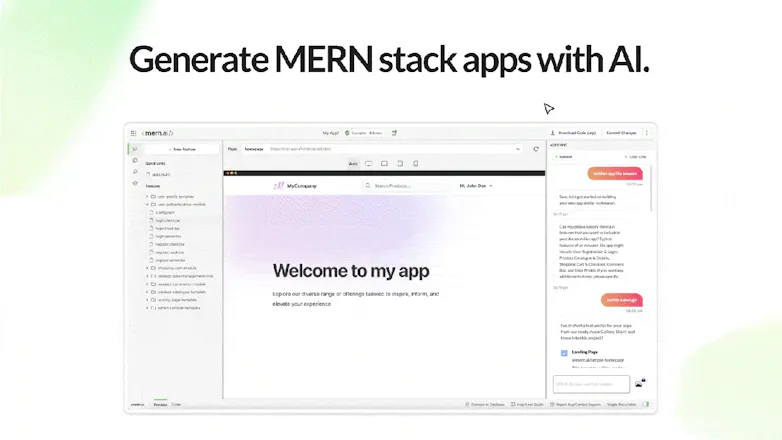 mern.ai 2.0 gallery image