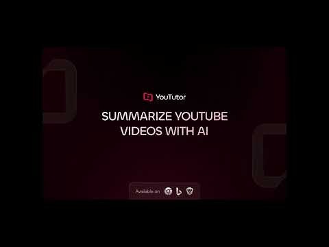 YouTutor - AI Powered Youtube Summary gallery image