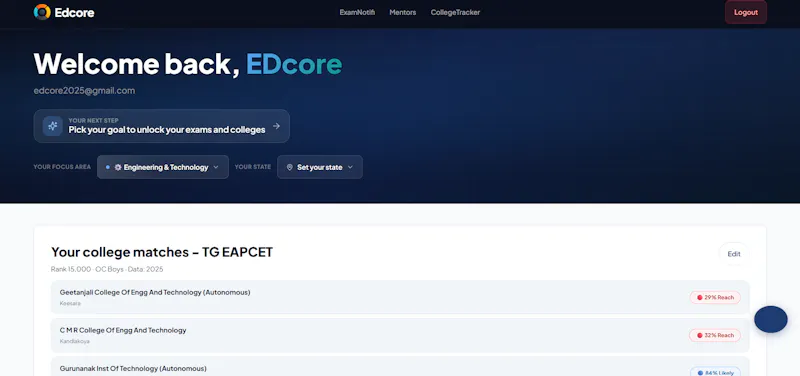 Edcore screenshot 4