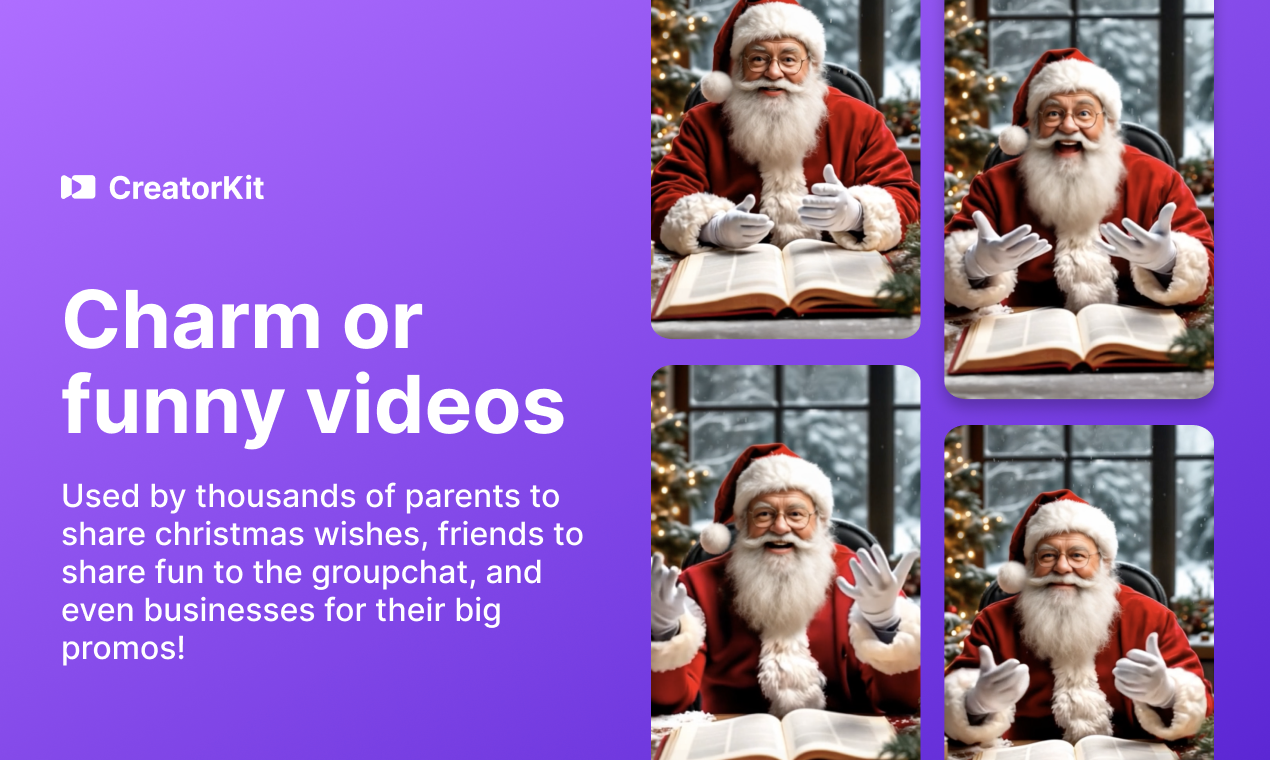 Santa Videos - Screenshot 3 showing product features and functionality