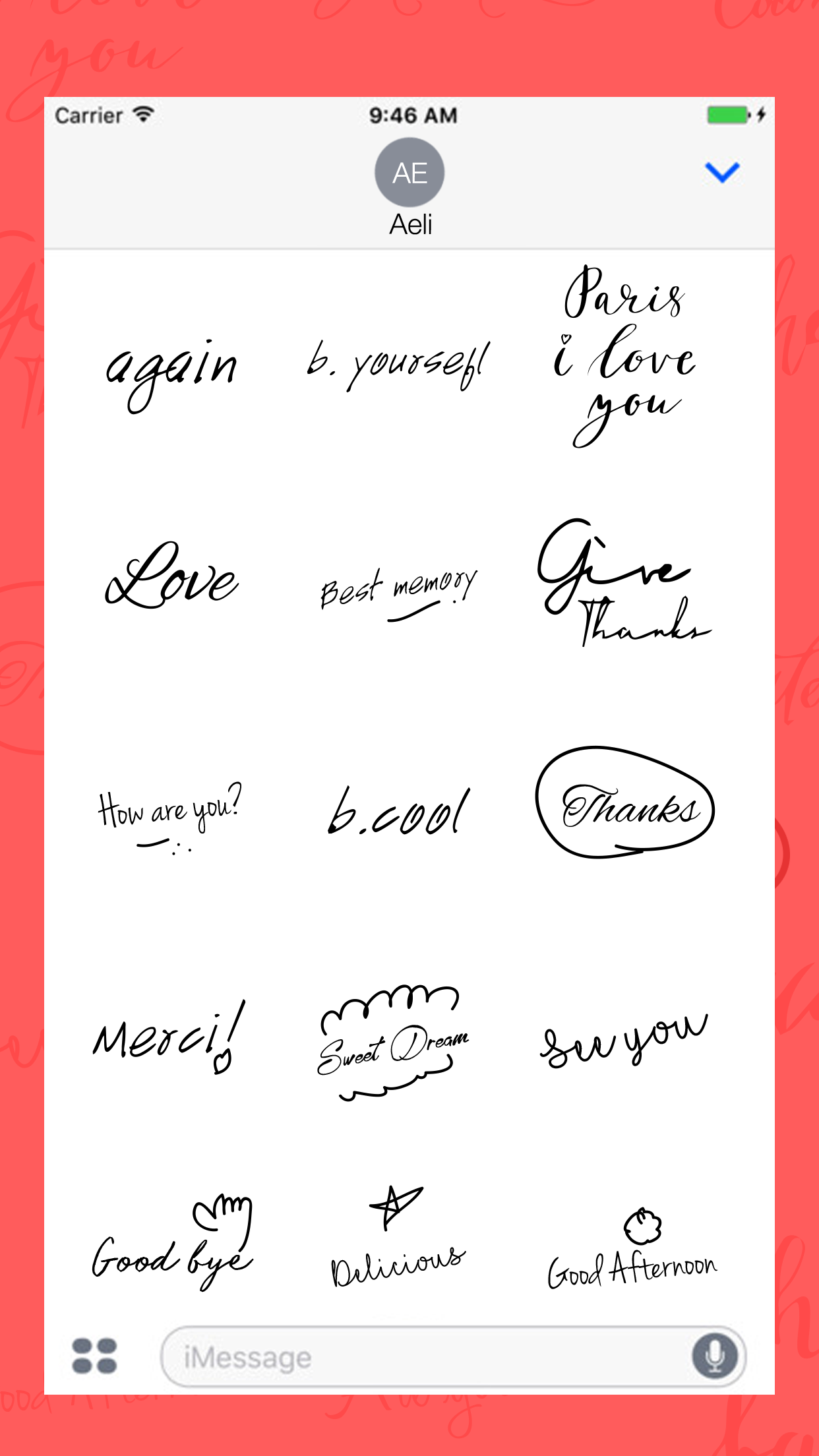 Black Stickers Beauty for iMessage gallery image