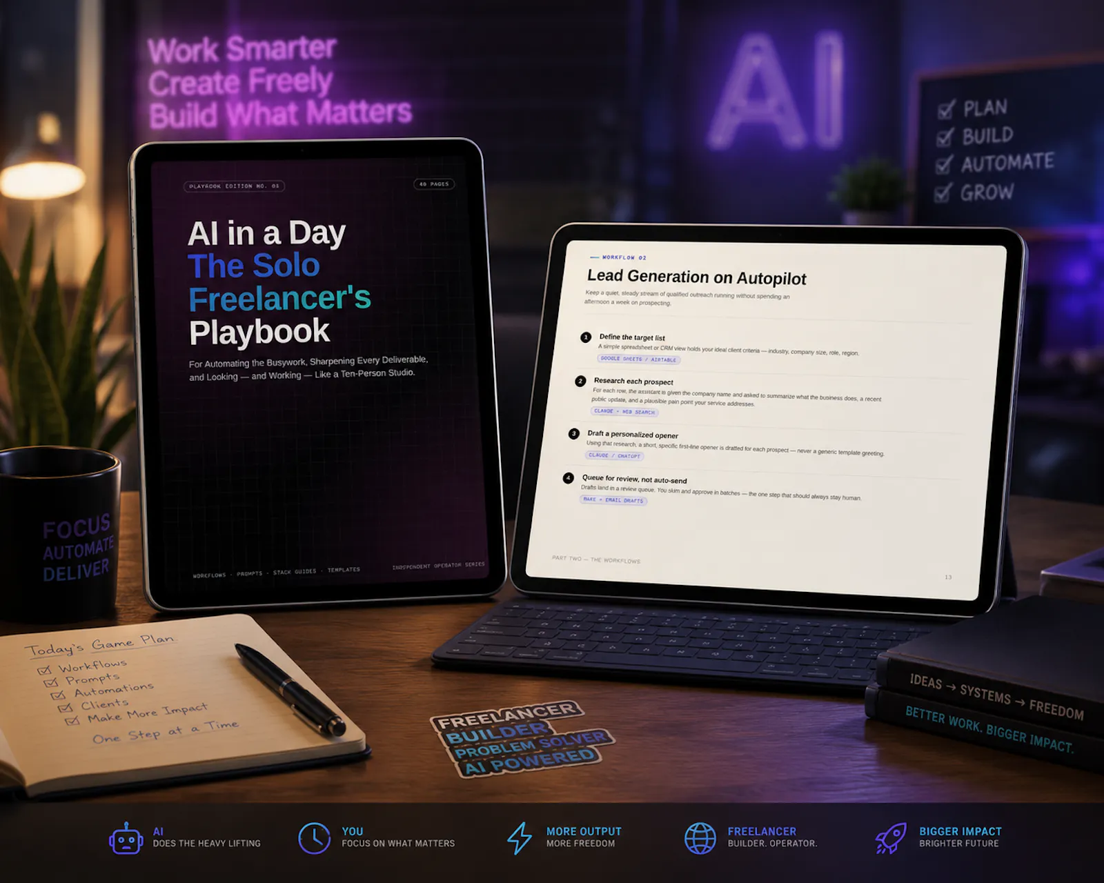 AI in a Day: Solo Freelancer's Playbook screenshot 3
