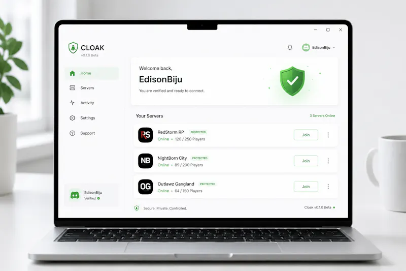 Cloak Desktop screenshot 3