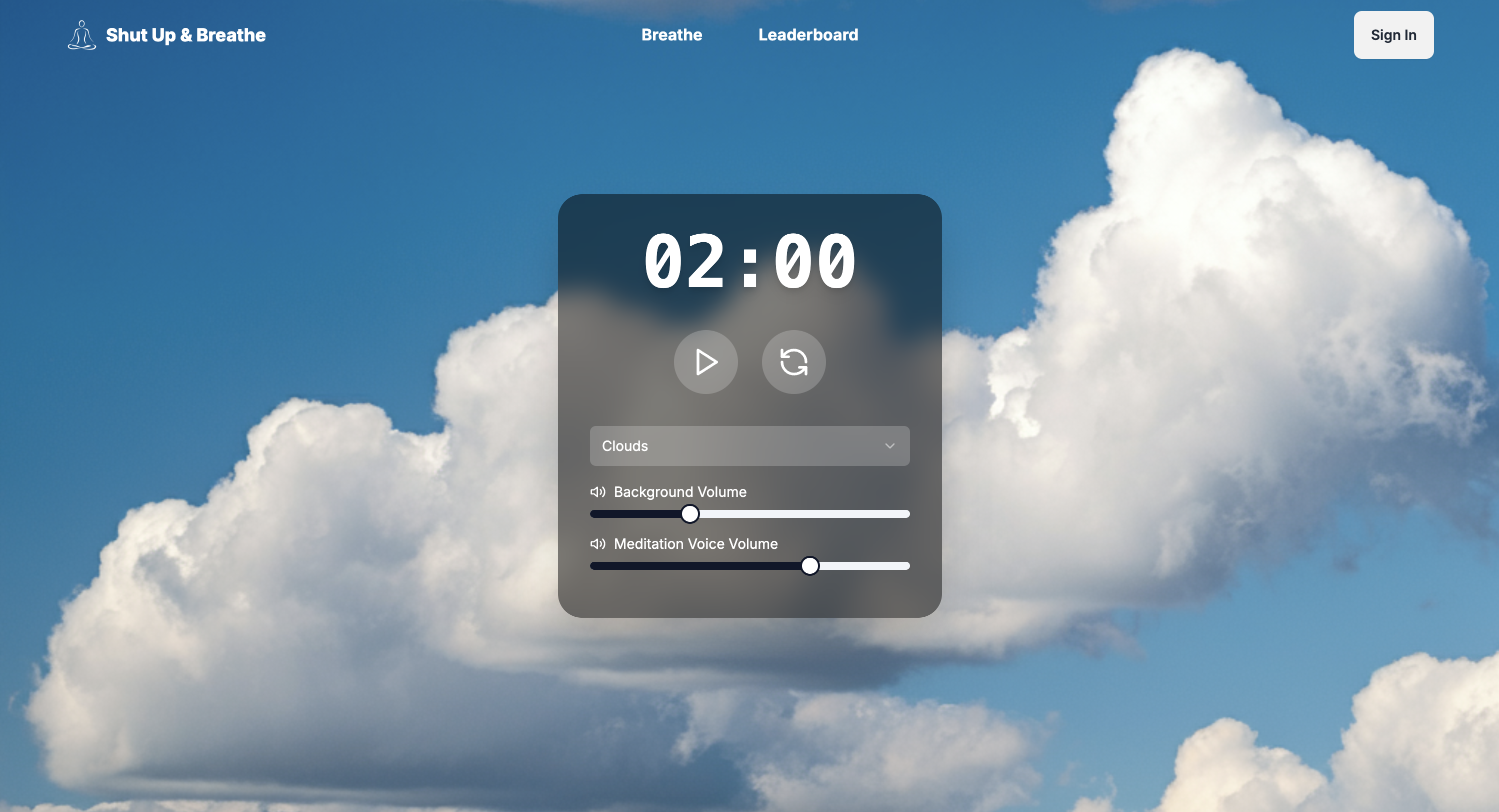 startuptile Shut Up & Breathe-Your daily 2 minutes of peace 