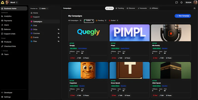 Affiliateo screenshot 2