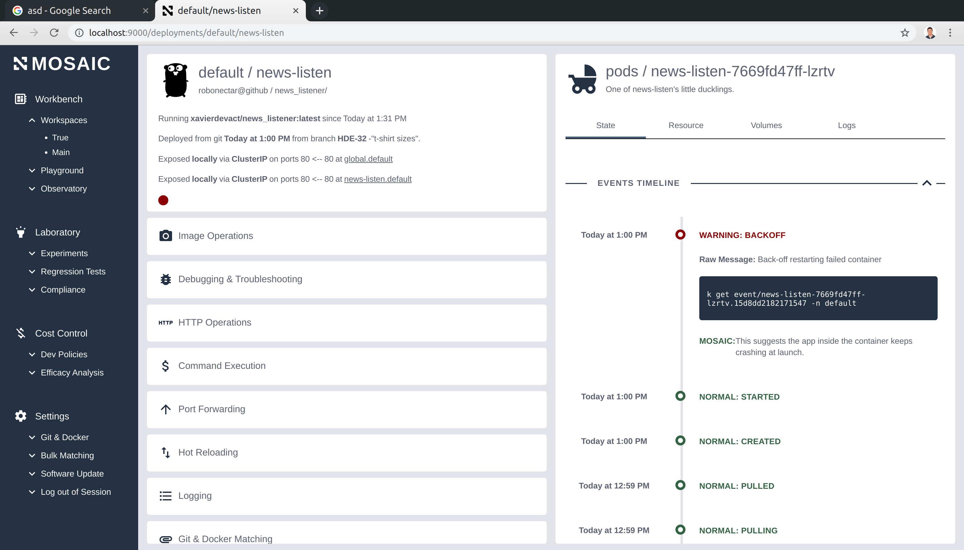MOSAIC for Kubernetes gallery image