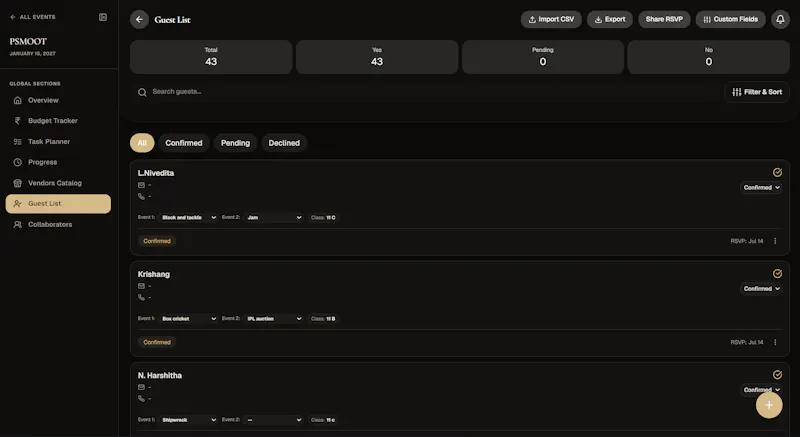 Event Forge — Event Planning screenshot 4