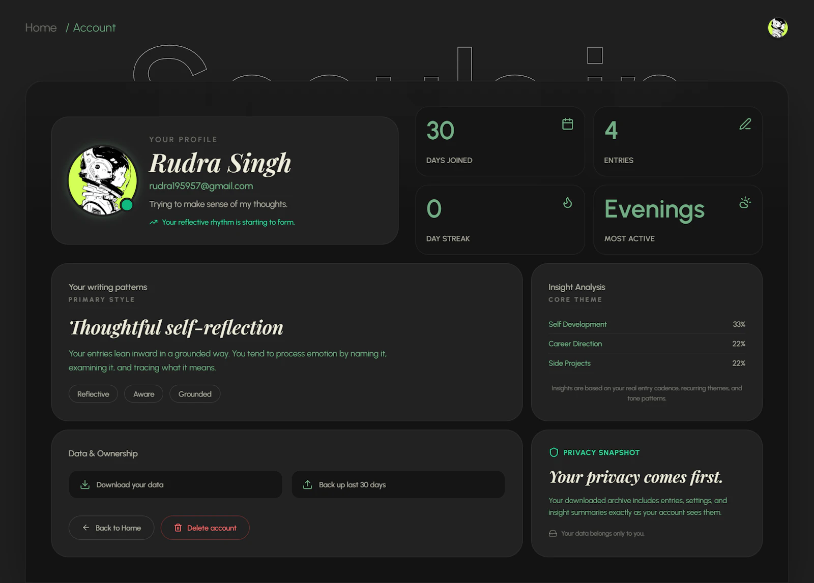 Soouls — A quieter way to think screenshot 10