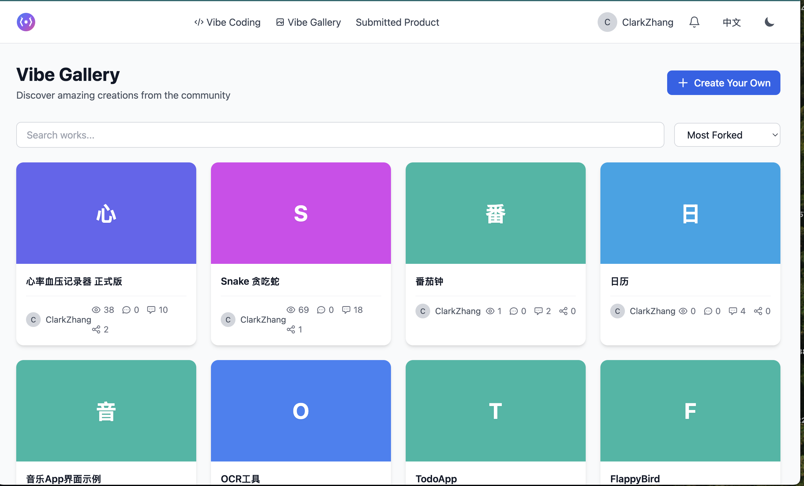 Vibe coding product gallery image
