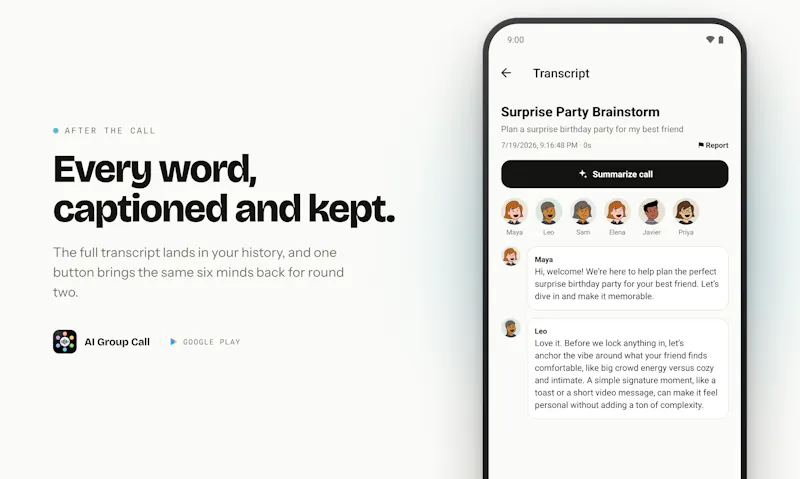 AI Group Call screenshot 5