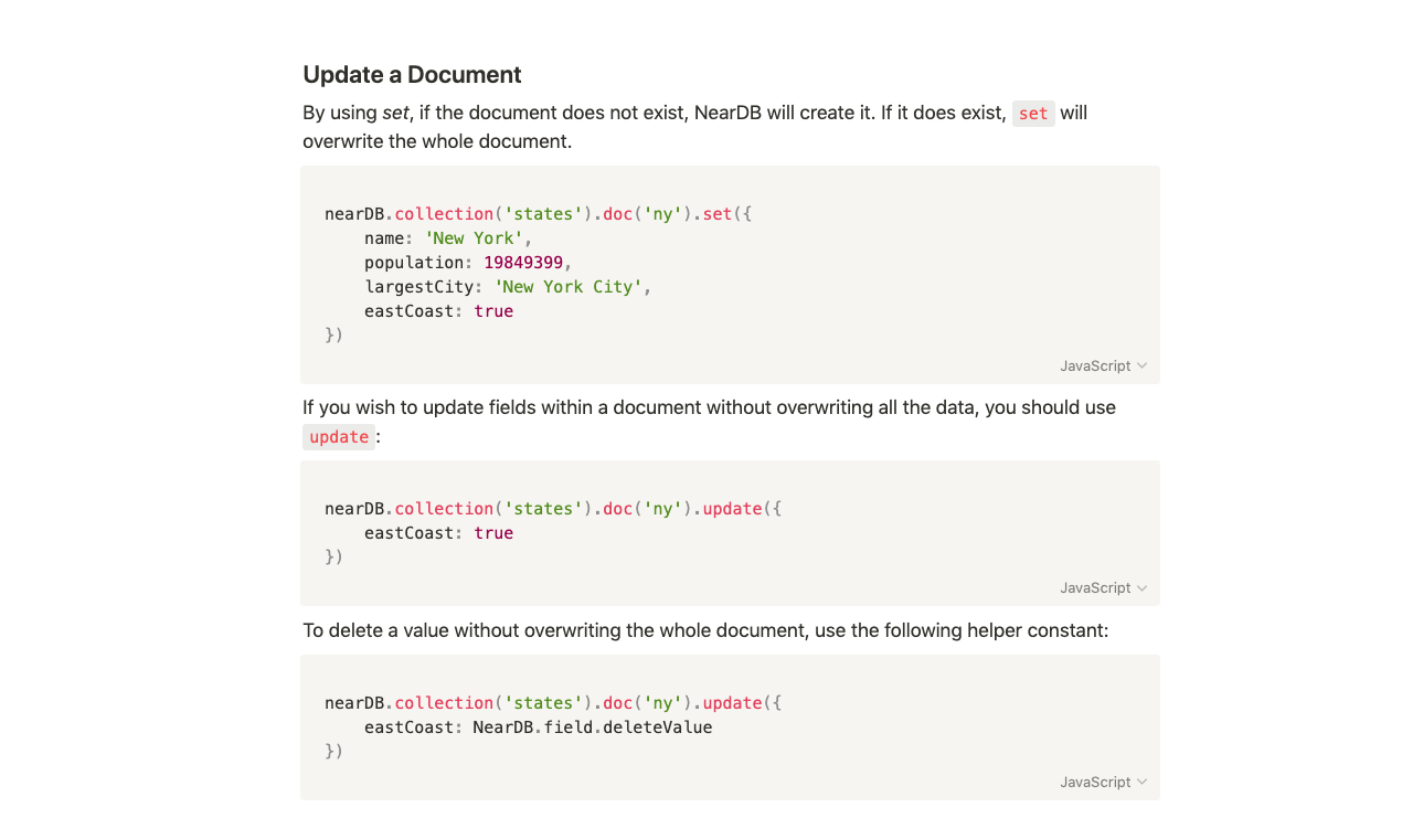 NearDB gallery image