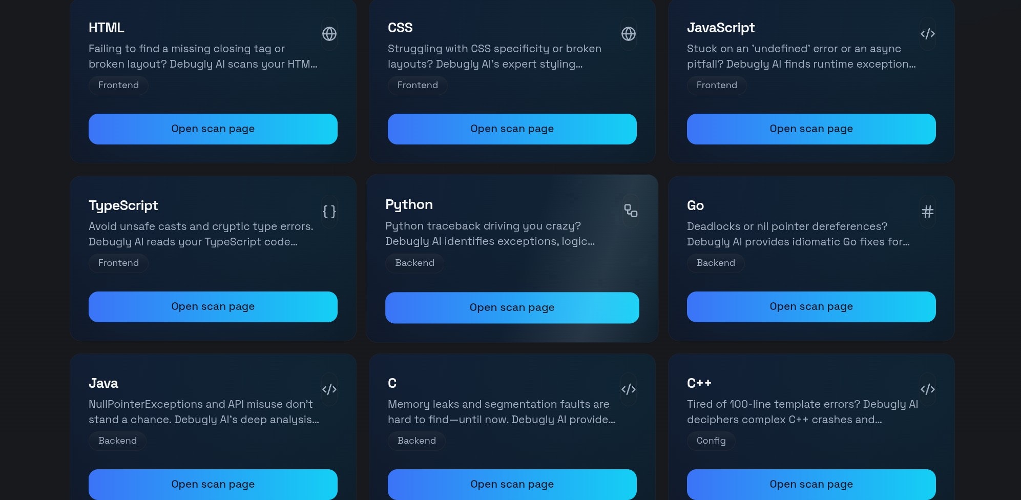 Debugly - Screenshot 5 showing product features and functionality