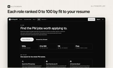 Resume Job Match by AllthingsPM gallery image