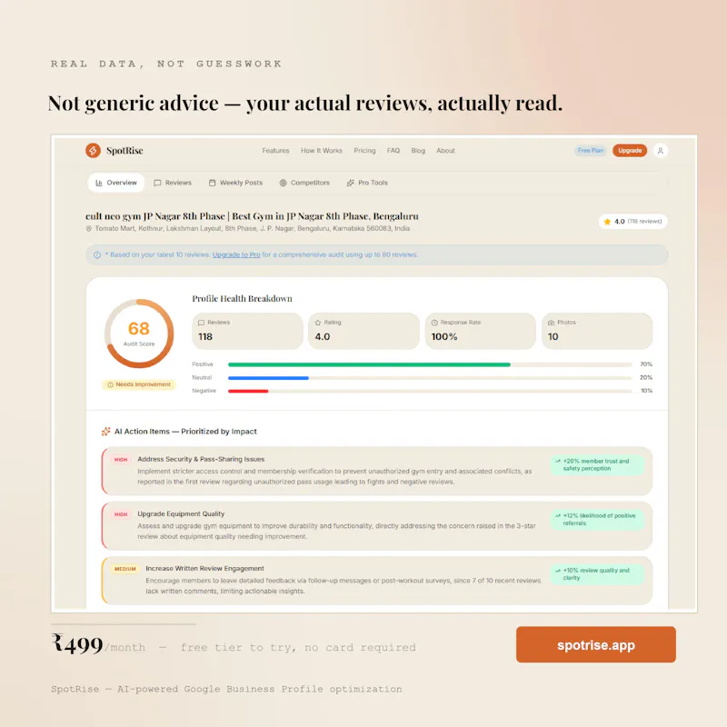 SpotRise App screenshot 4