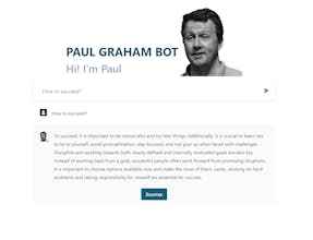 Paul Graham GPT bot gallery image
