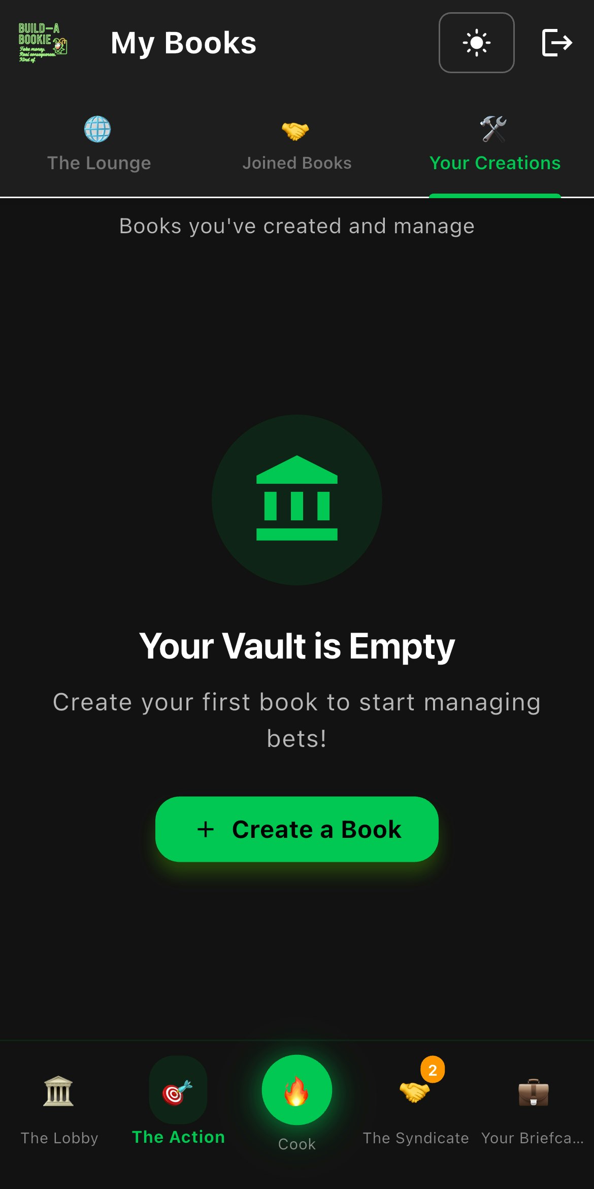 وسائط Build-A-Bookie - أراهن على أي شيء.لا خطر حقيقي ، فقط المشاعر واللوحات المتصدرين 4
