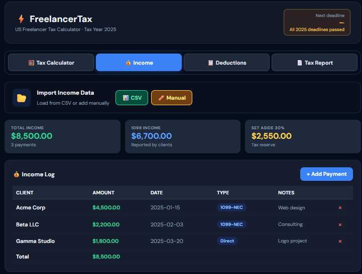 FreelancerTax Pro gallery image