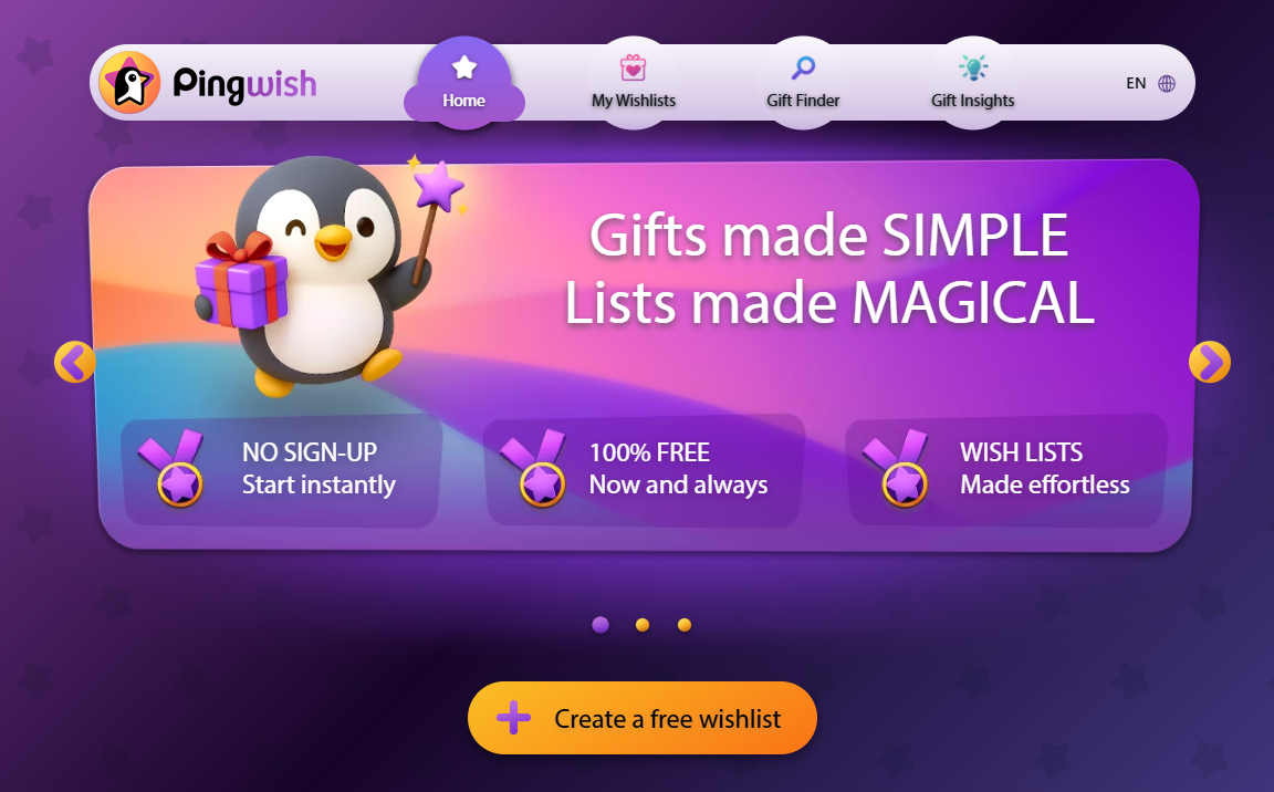 Pingwish gallery image