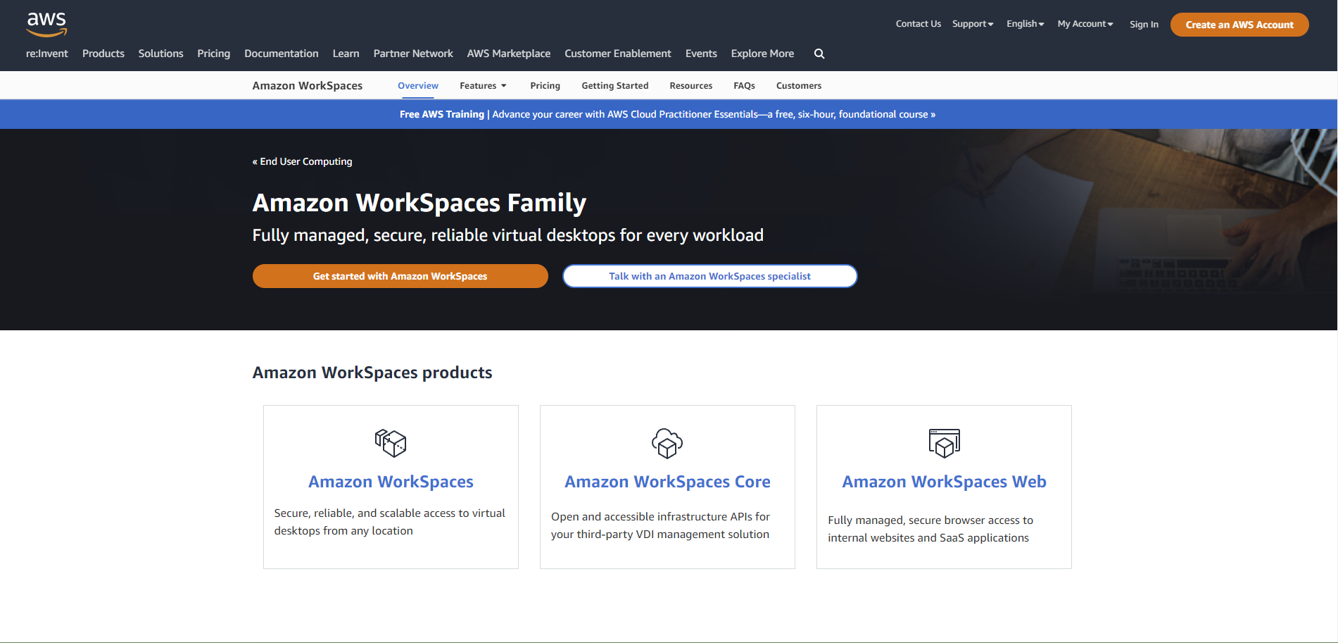 Amazon WorkSpaces gallery image
