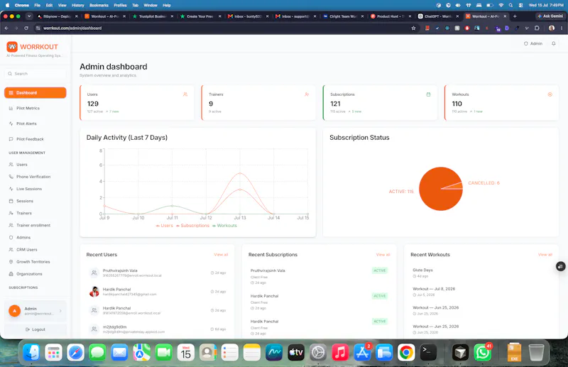 WORRKOUT screenshot 2