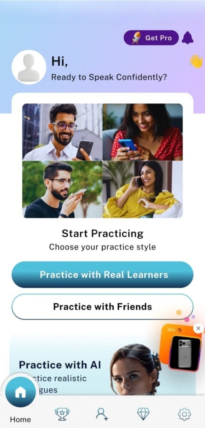SpeakPro AI: AI English Speaking App gallery image