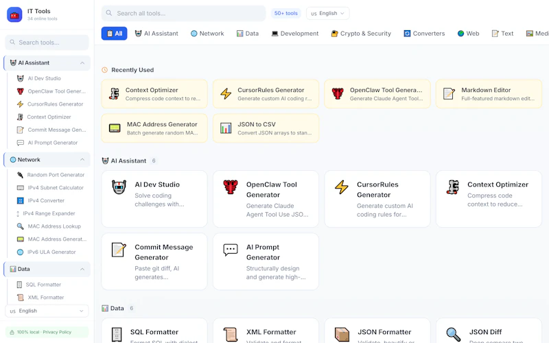 IT Tools screenshot 1