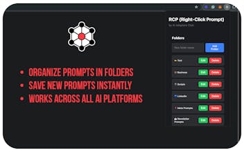 Right-Click Prompt (AI Prompt Manager) gallery image