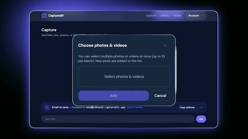 CapturedIt screenshot 1 (video preview)