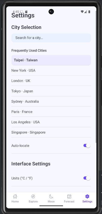 Minimal Moon Weather gallery image