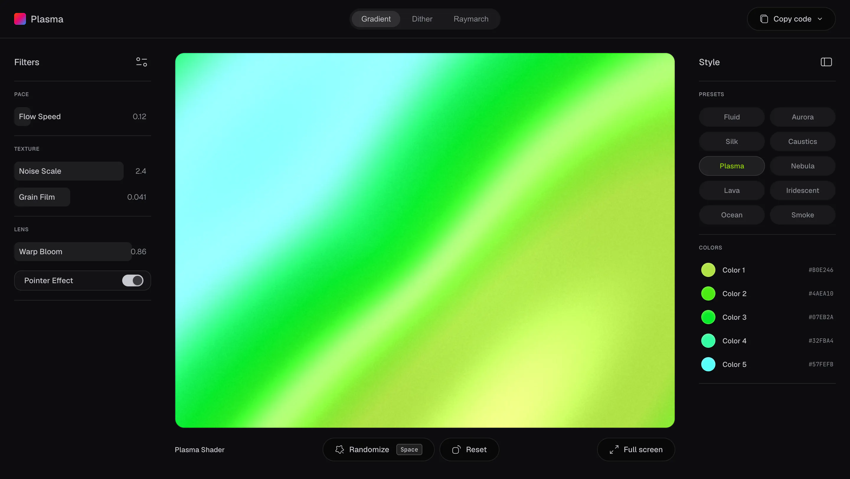 Plasma gallery image