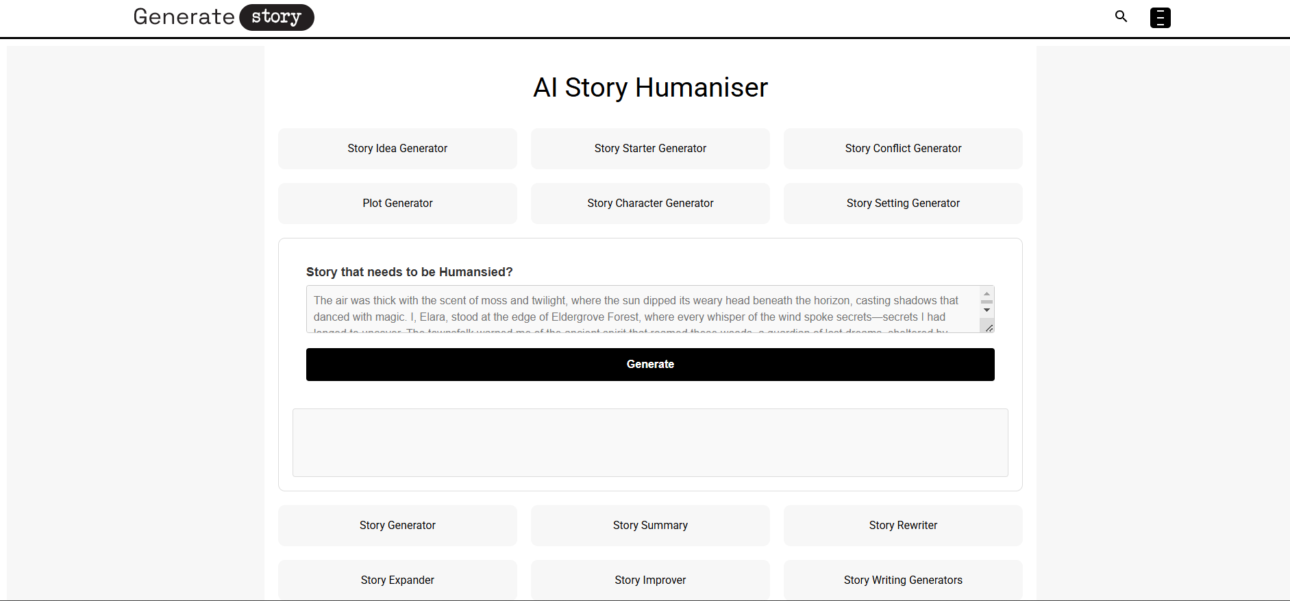 Generatestory.io - この無料のAIストーリージェネレーターでユニークなストーリーを作成しますメディア3