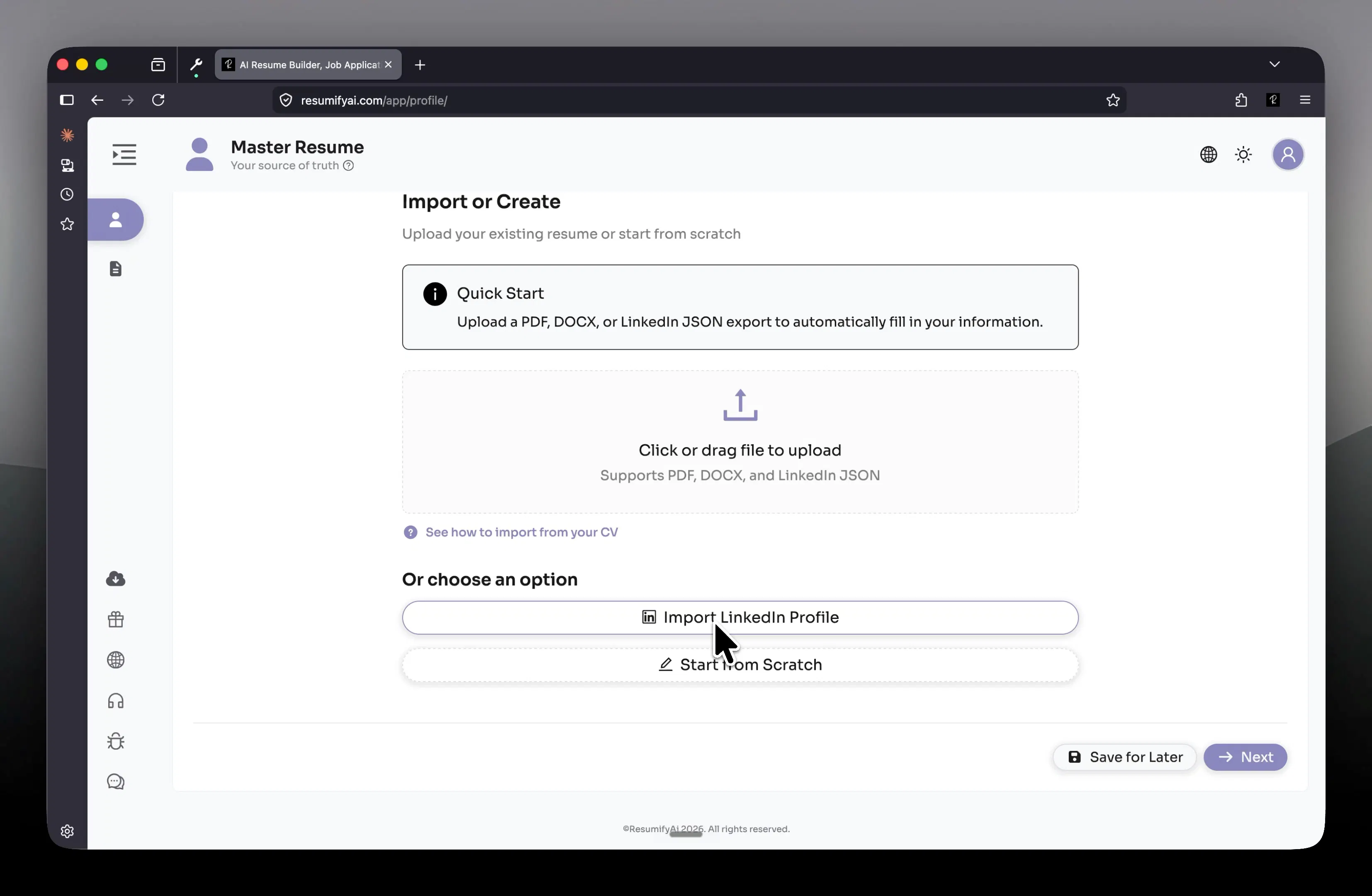 ResumifyAI (https://resumifyai.com) gallery image