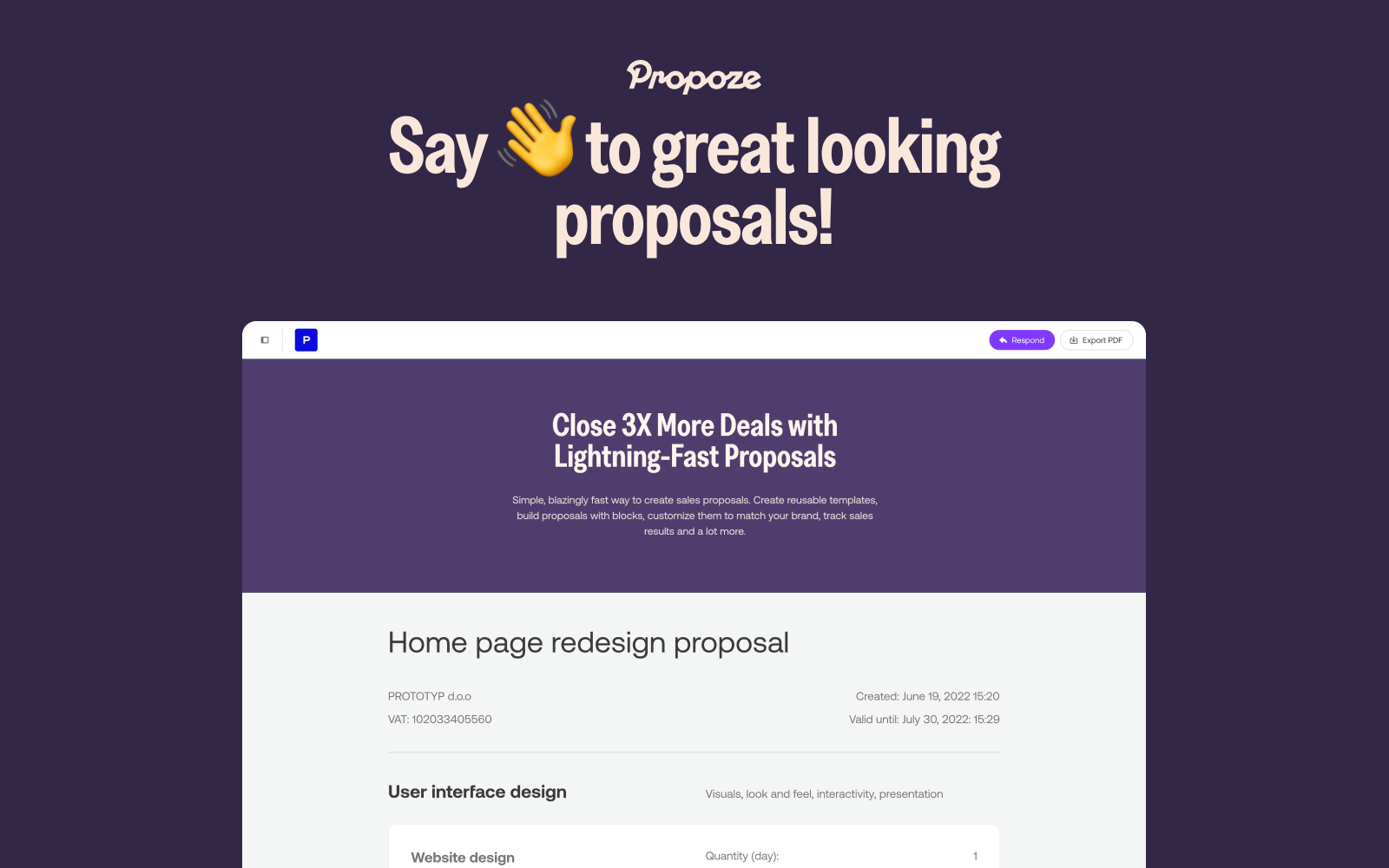 Propoze gallery image