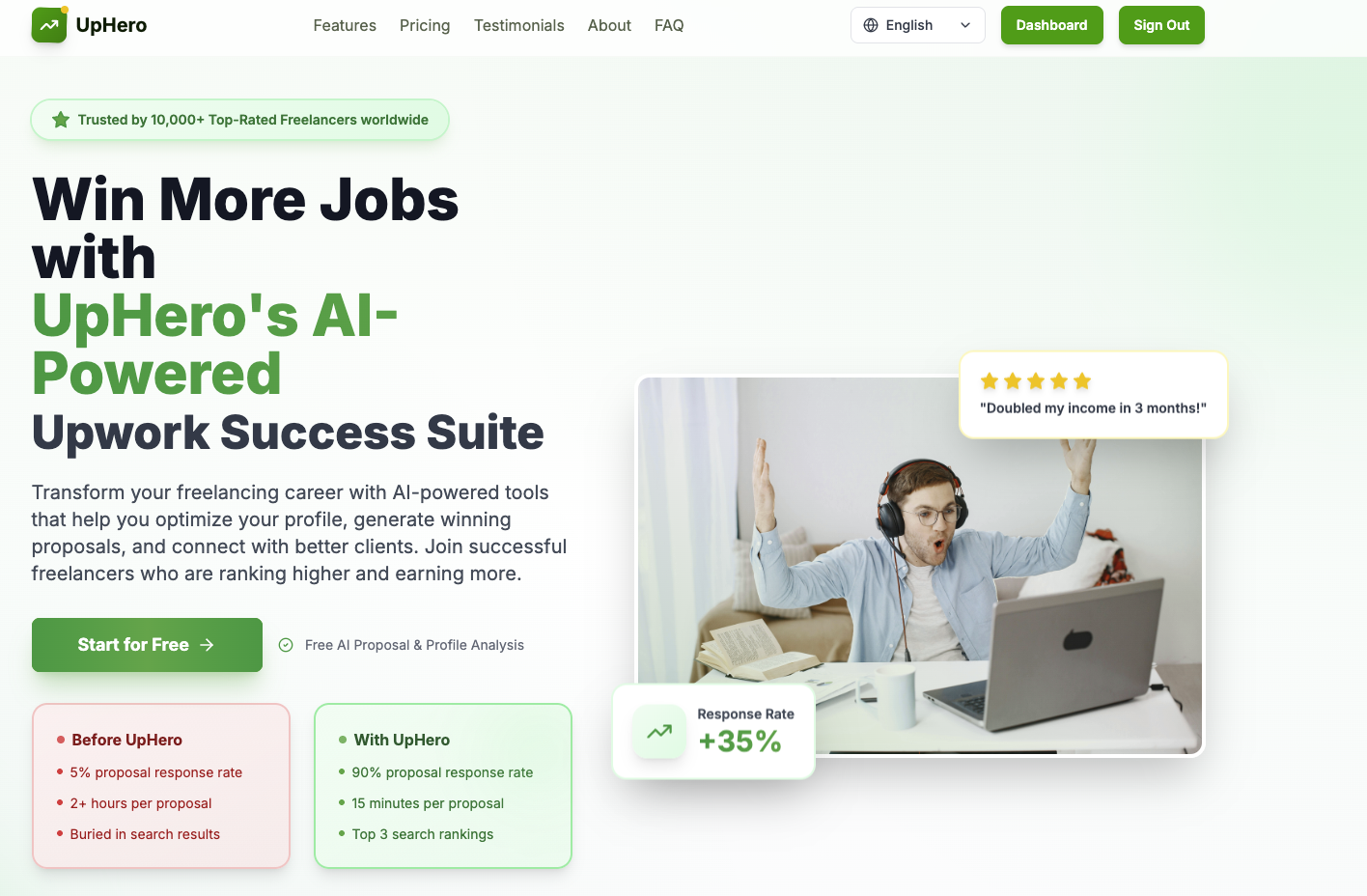 UpHero gallery image