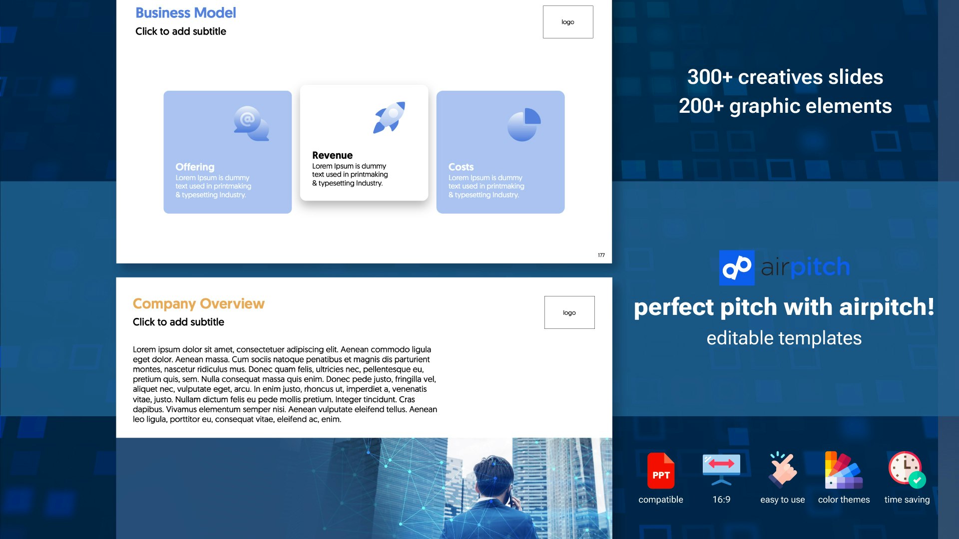 Ultimate Blockchain Pitch Deck Template gallery image