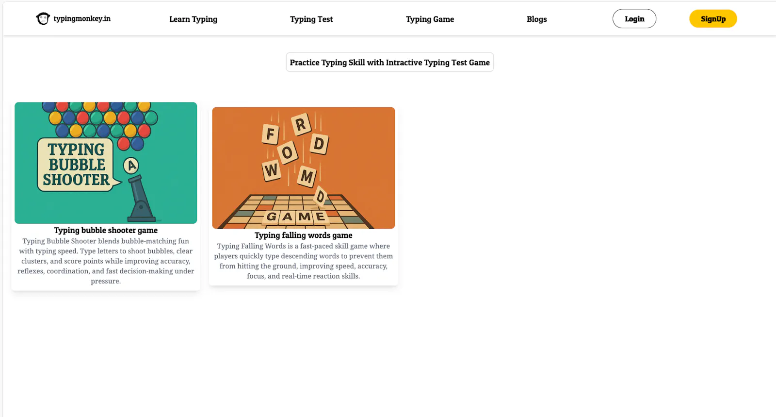 Typing Monkey screenshot 3