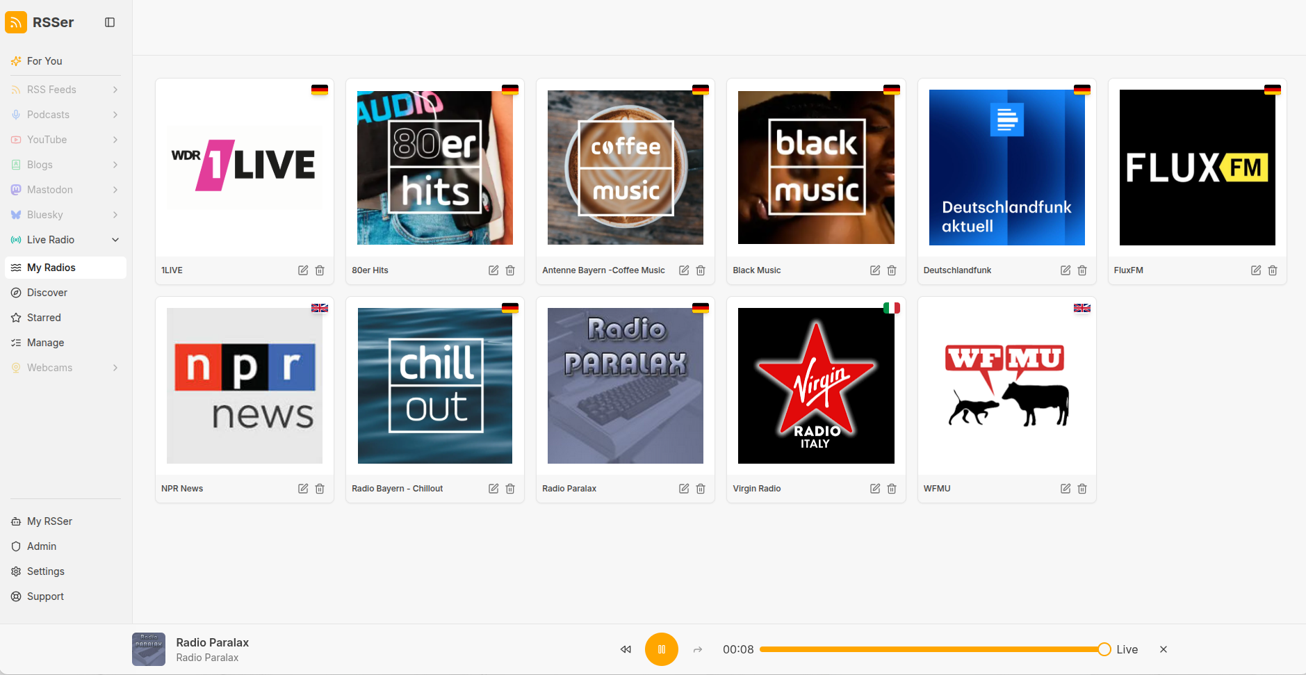 RSSer - Screenshot 5 showing product features and functionality