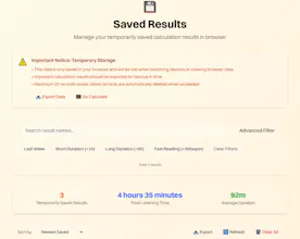 Audiobook Speed Calculator gallery image