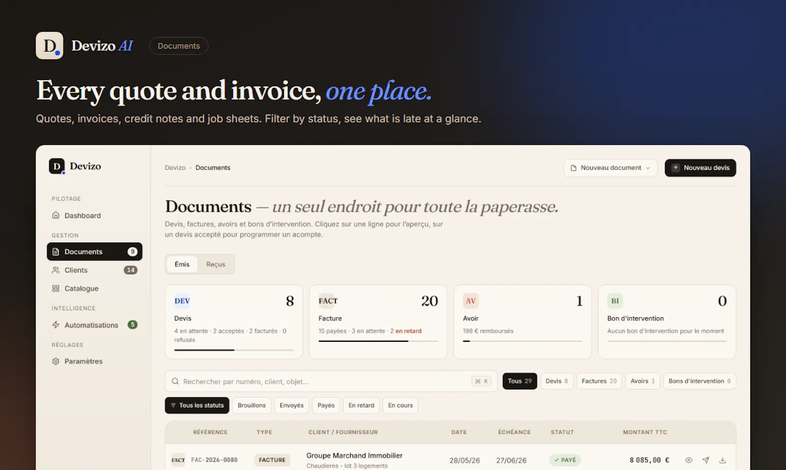 Devizo screenshot 3