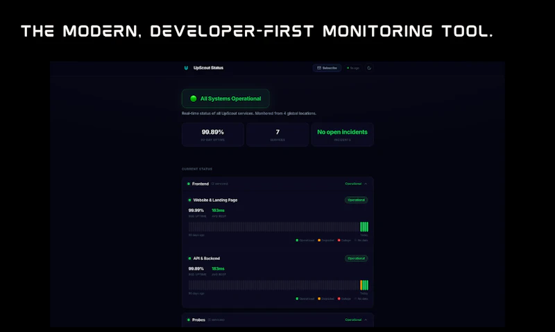 UpScout - Uptime Monitoring screenshot 4