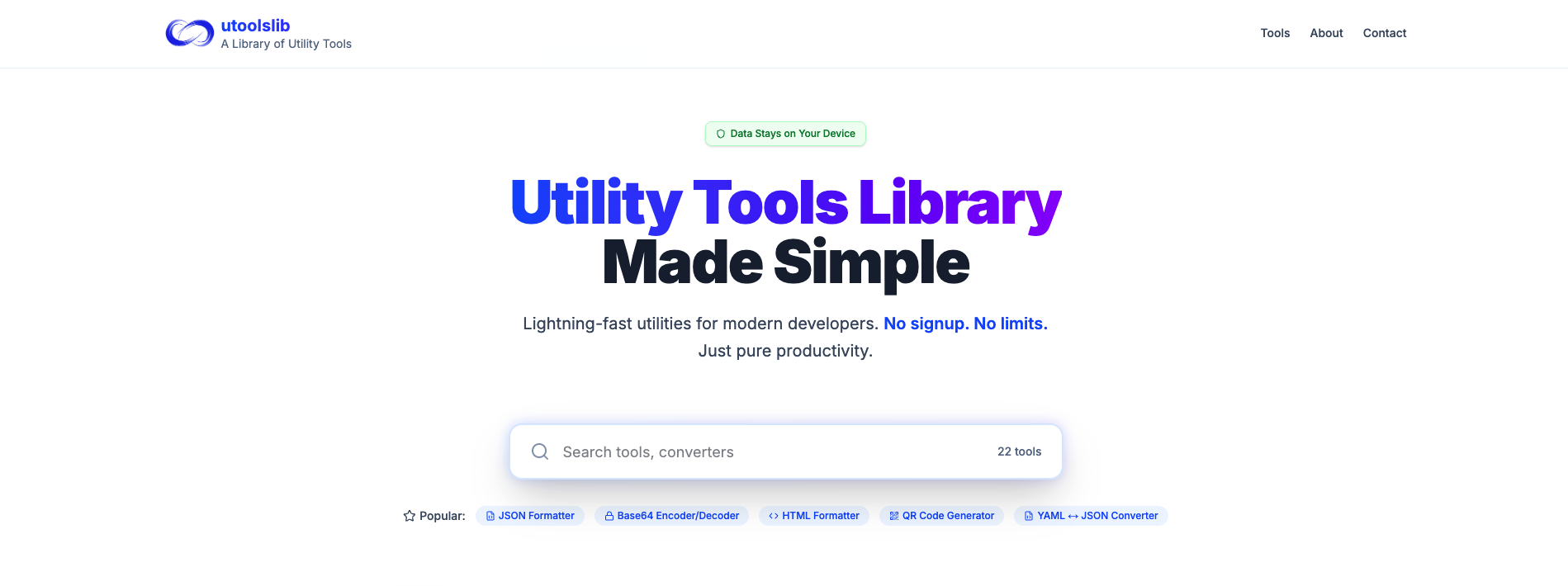 Utoolslib gallery image