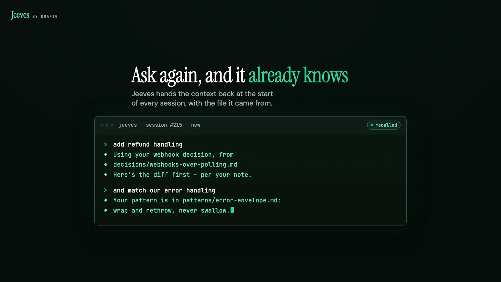 Draft0 — Jeeves screenshot 7