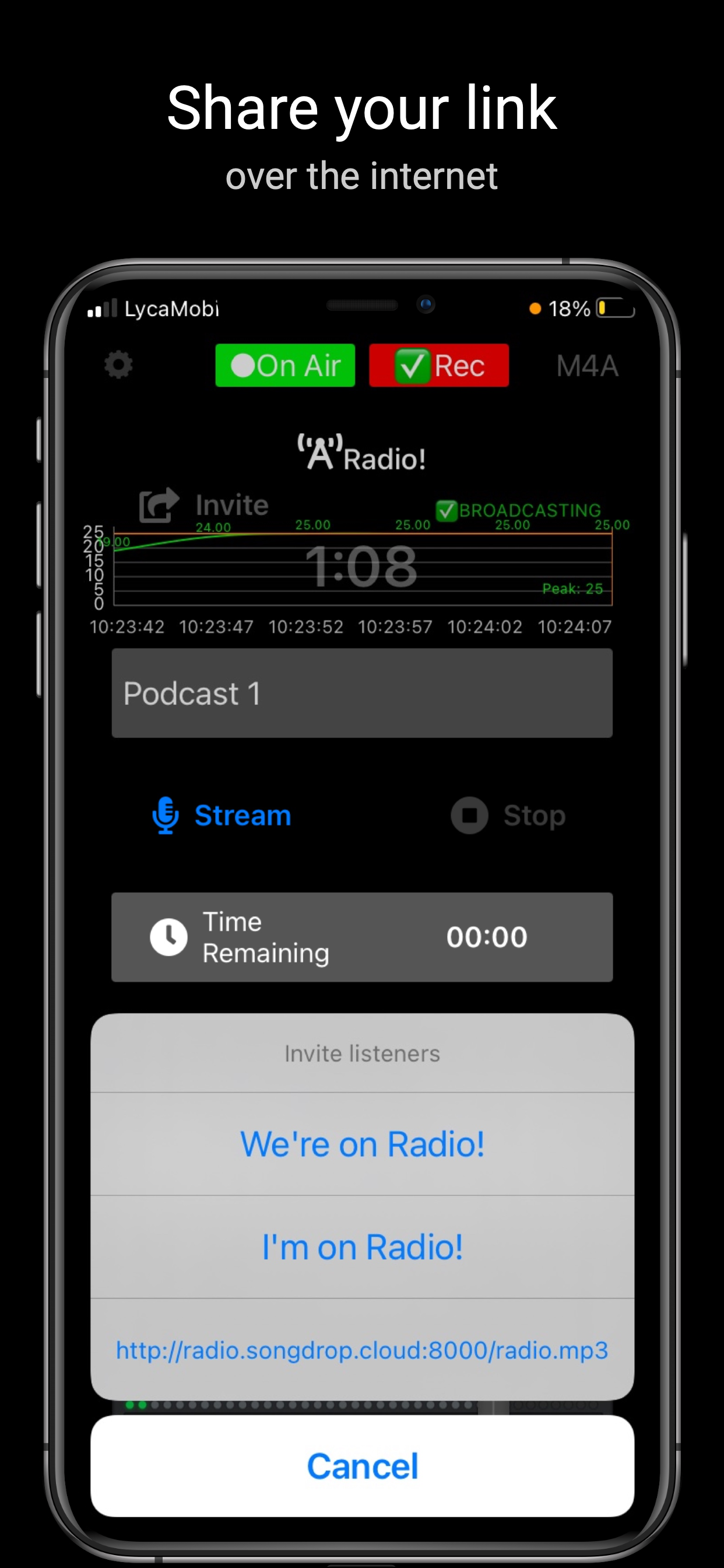 Mídia 3 de Rádio! - rádio, descentralizado, transmissão, iOS, IceCast,