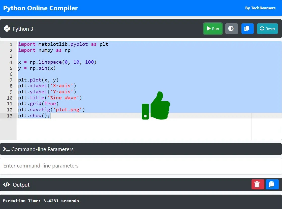 Pythonオンラインコンパイラ - ブラウザのコードPython：ゼロセットアップ、インスタント結果メディア2
