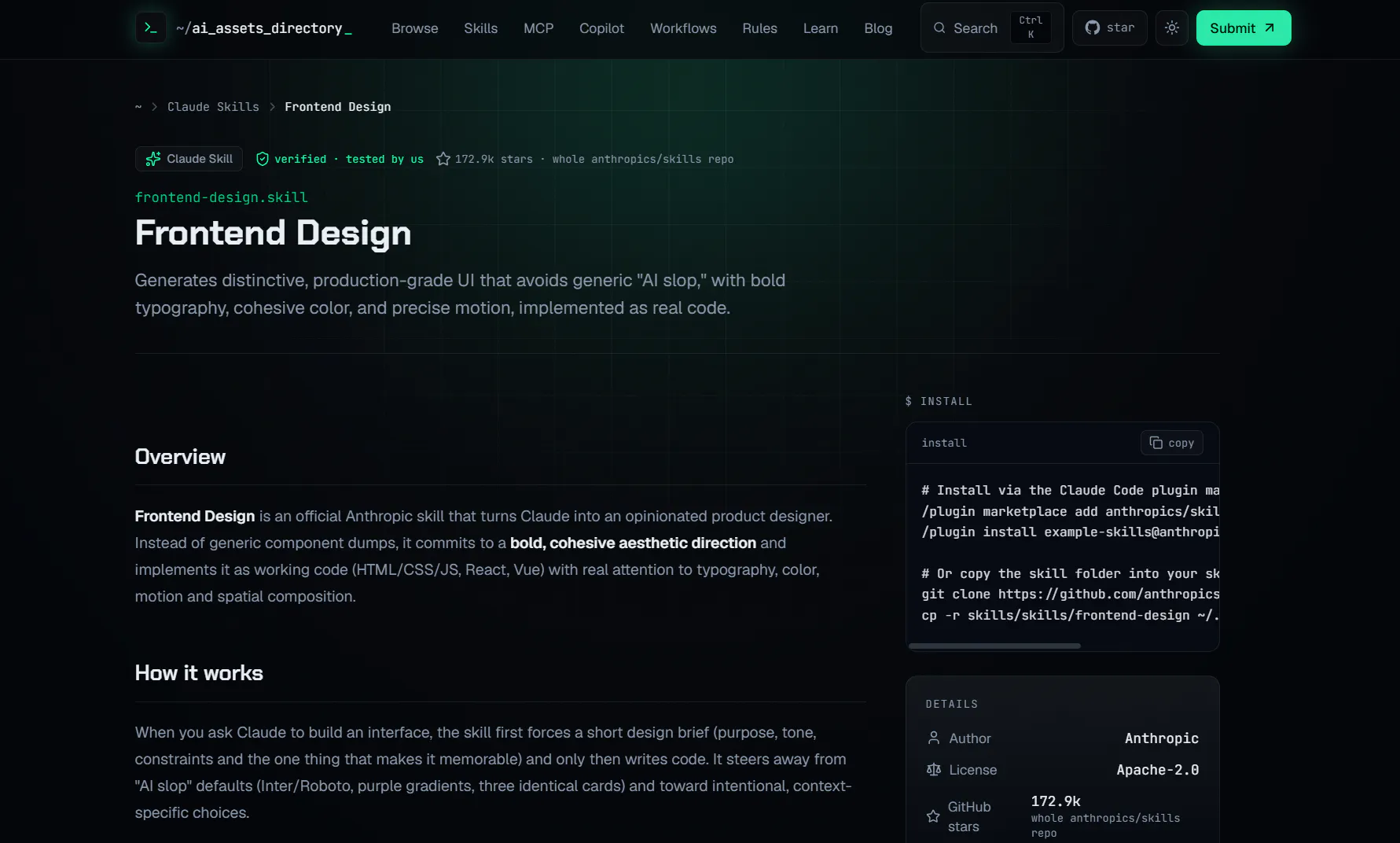 AI Assets Directory gallery image