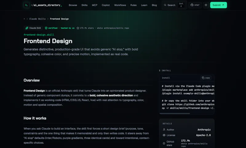 AI Assets Directory screenshot 4